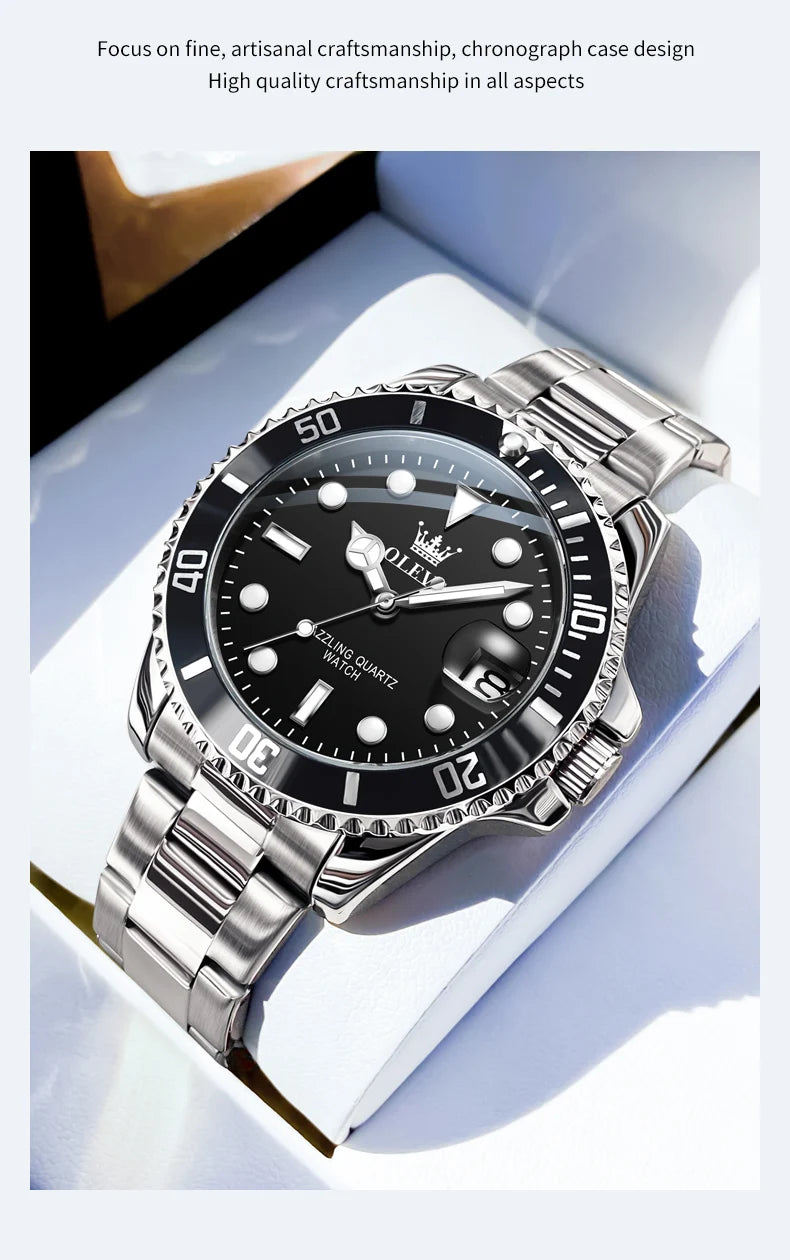 Orologio da Uomo OLEVS – Lusso, Stile e Precisione al Polso