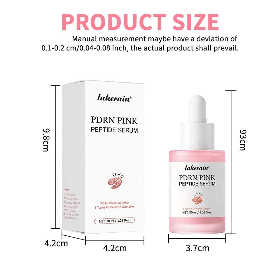 "Siero ai peptidi Rosa con DNA di Salmone PDRN (Polidesossiribonucleotide)  SKINCARE COREANA