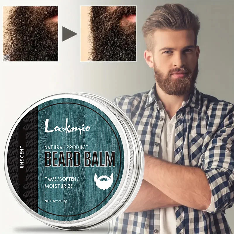 Kit Completo per la Cura della Barba 5 in 1 – Olio e Balsamo Modellante
