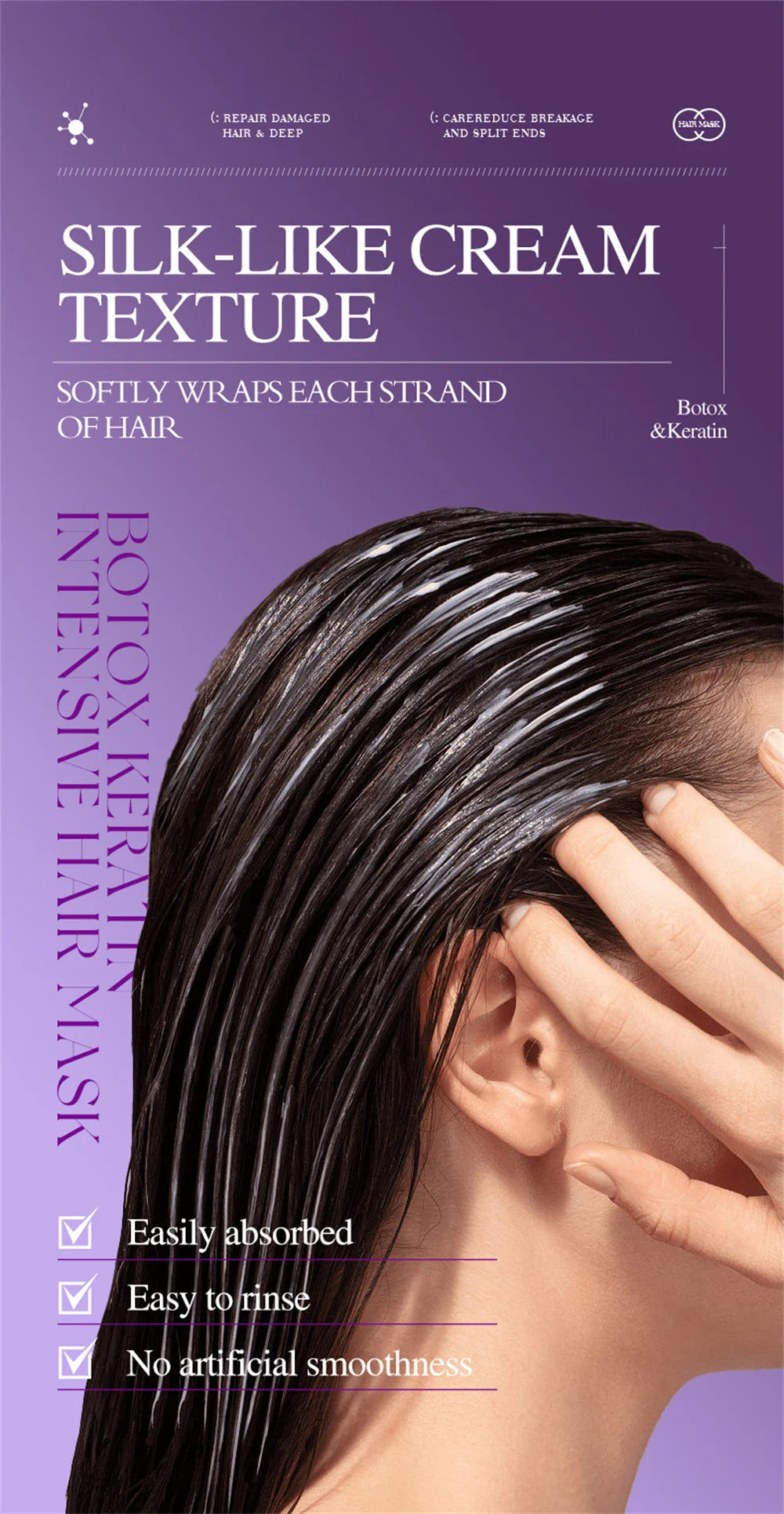 Maschera Capelli alla Cheratina — Riparazione Profonda in 5 Secondi