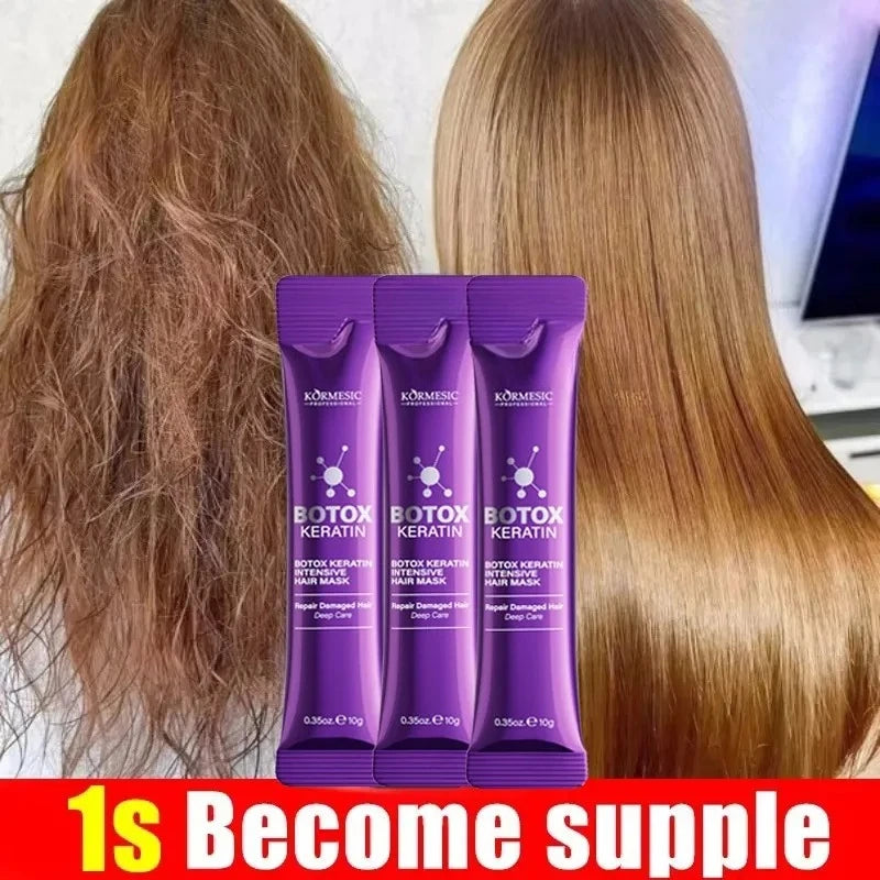 Maschera Capelli alla Cheratina — Riparazione Profonda in 5 Secondi