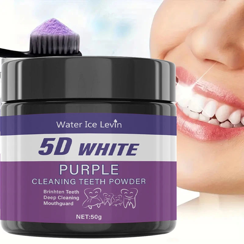 Polvere Sbiancante Denti — Pulizia Profonda e Alito Fresco, Uomo e Donna