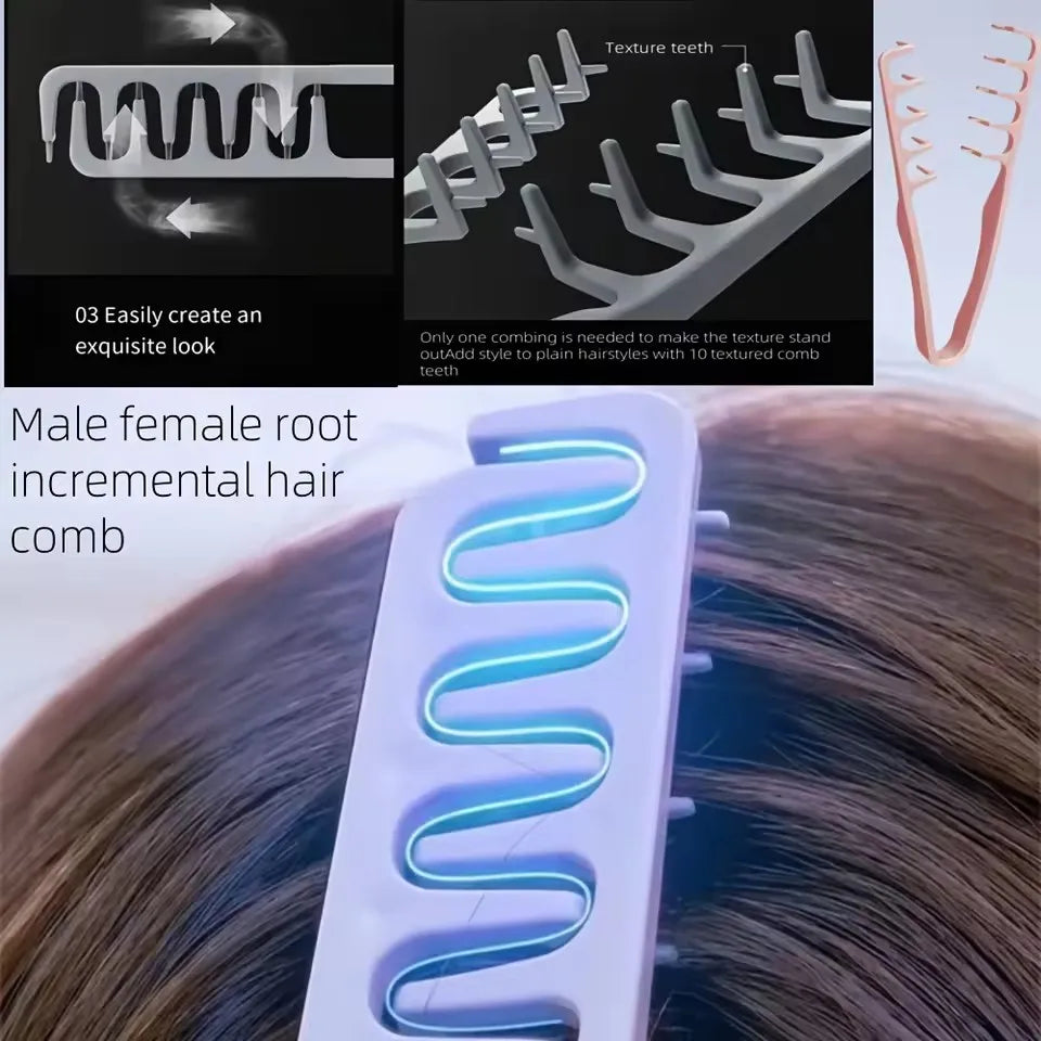 Pettine Volumizzante per Capelli — Effetto Naturale e Radici Perfette