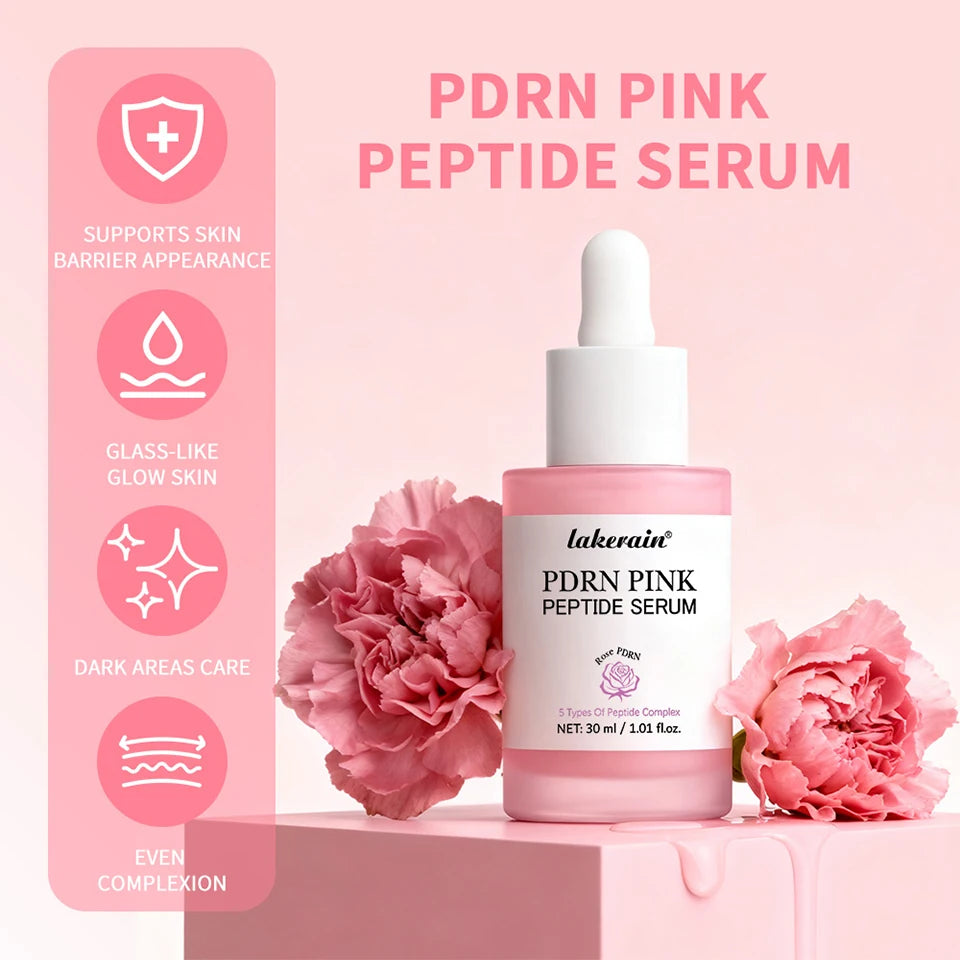 "Siero ai peptidi Rosa con DNA di Salmone PDRN (Polidesossiribonucleotide)  SKINCARE COREANA