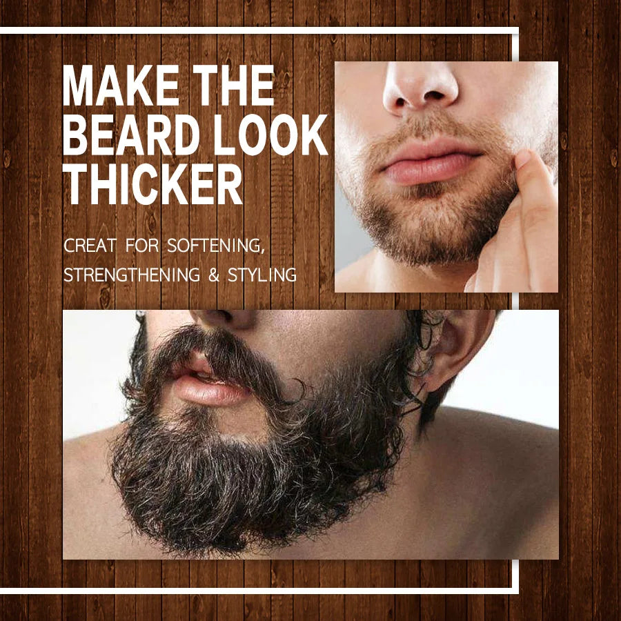 Kit Completo per la Cura della Barba 5 in 1 – Olio e Balsamo Modellante