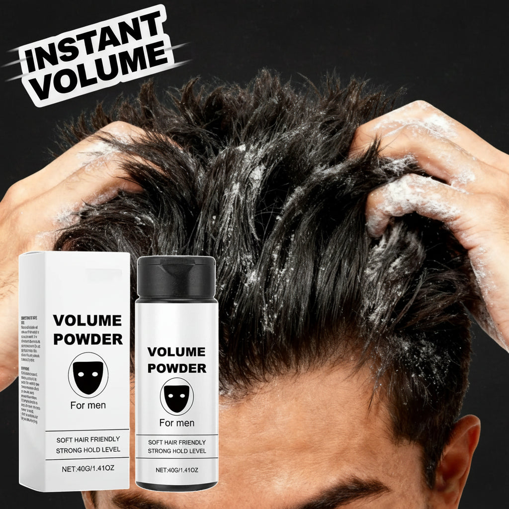 Polvere Volumizzante per Capelli — Effetto Matte, Controllo Sebo e Fissaggio Flessibile