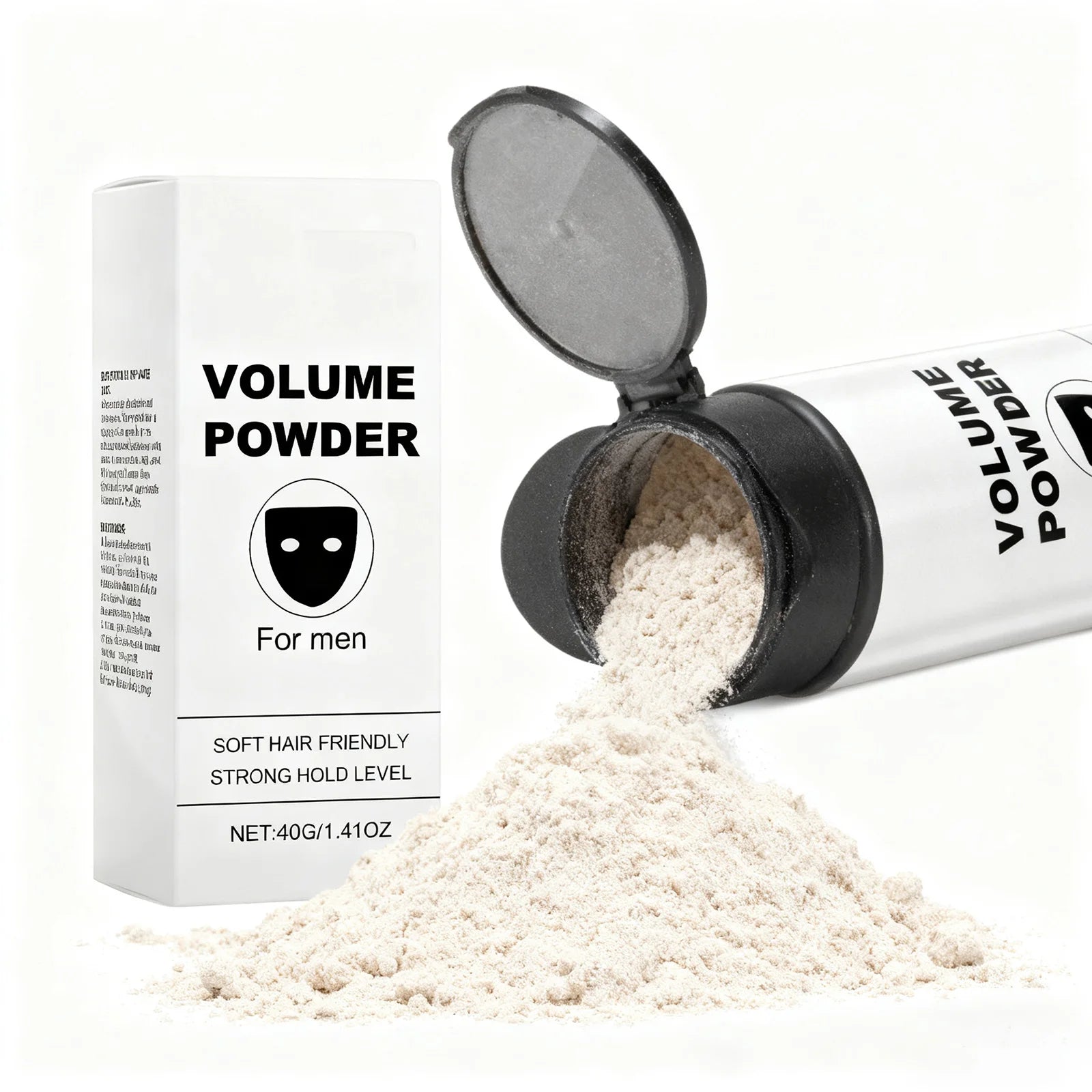 Polvere Volumizzante per Capelli — Effetto Matte, Controllo Sebo e Fissaggio Flessibile