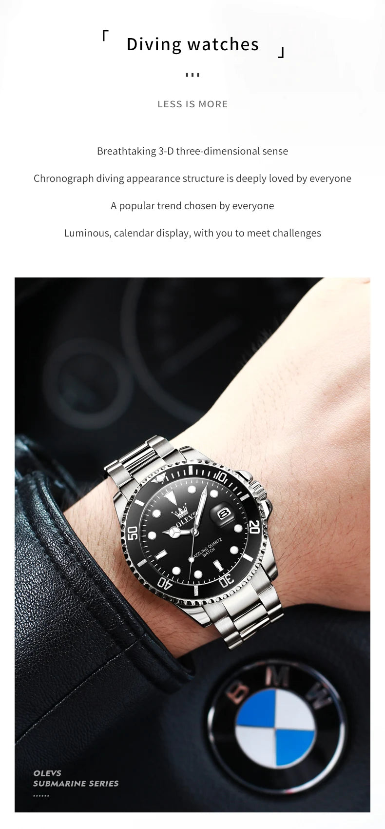 Orologio da Uomo OLEVS – Lusso, Stile e Precisione al Polso