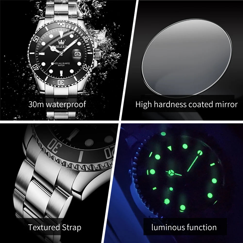 Orologio da Uomo OLEVS – Lusso, Stile e Precisione al Polso