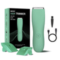 Rasoio Elettrico Corpo & Inguine da Uomo – Trimmer Impermeabile Dual Head con Luce LED e Lame a Lamina