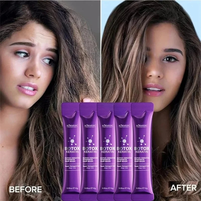 Maschera Capelli alla Cheratina — Riparazione Profonda in 5 Secondi